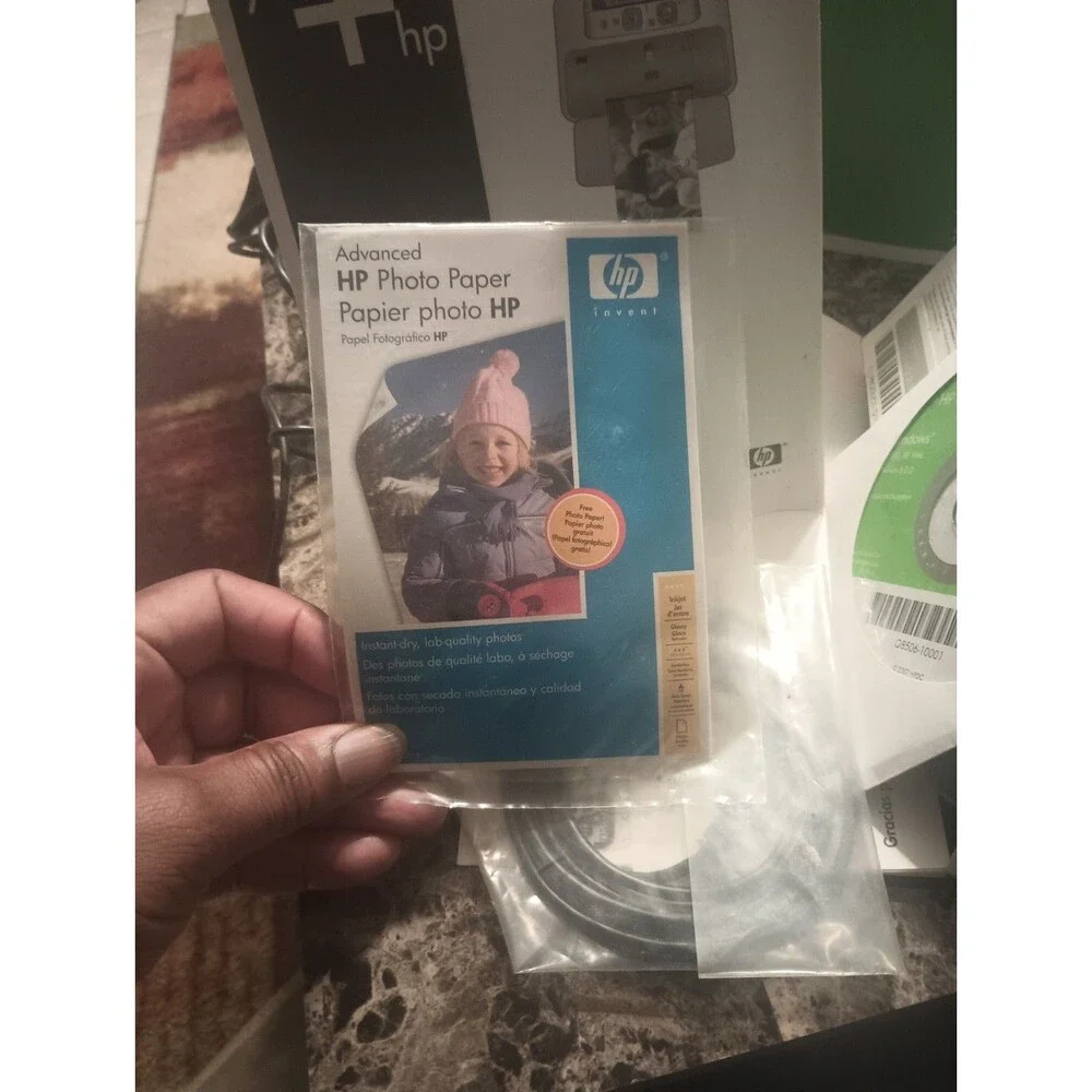 HP Photosmart A440 Digital Photo Inkjet Printer -Working!